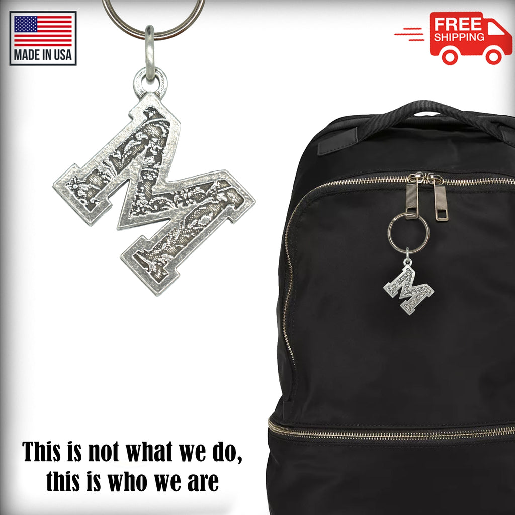 Letter M Keychain L013KC