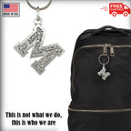 Letter M Keychain L013KC