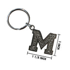 Letter M Keychain L013KC