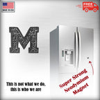 M Letter Magnet L013