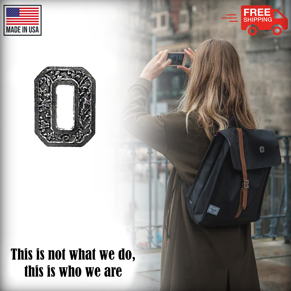 O Letter Pin L015