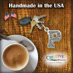Letter P Keychain L016KC