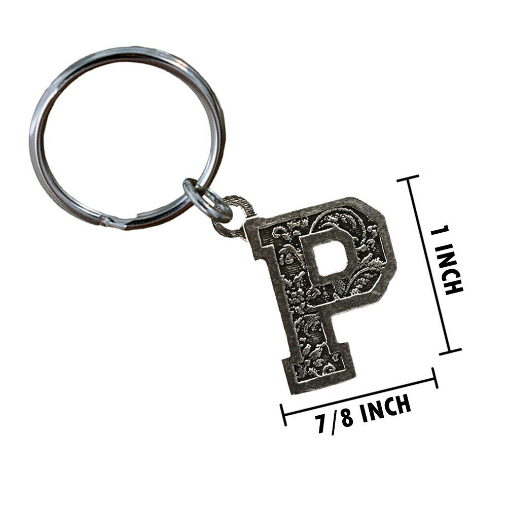 Letter P Keychain L016KC