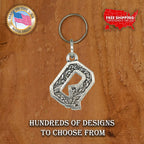 Letter Q Keychain L017KC