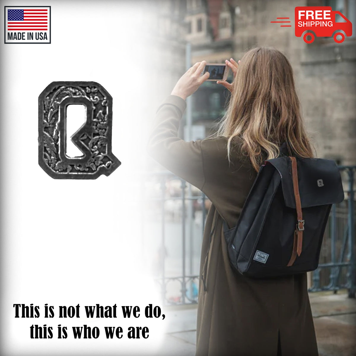 Q Letter Pin L017