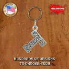 Letter T Keychain L020KC