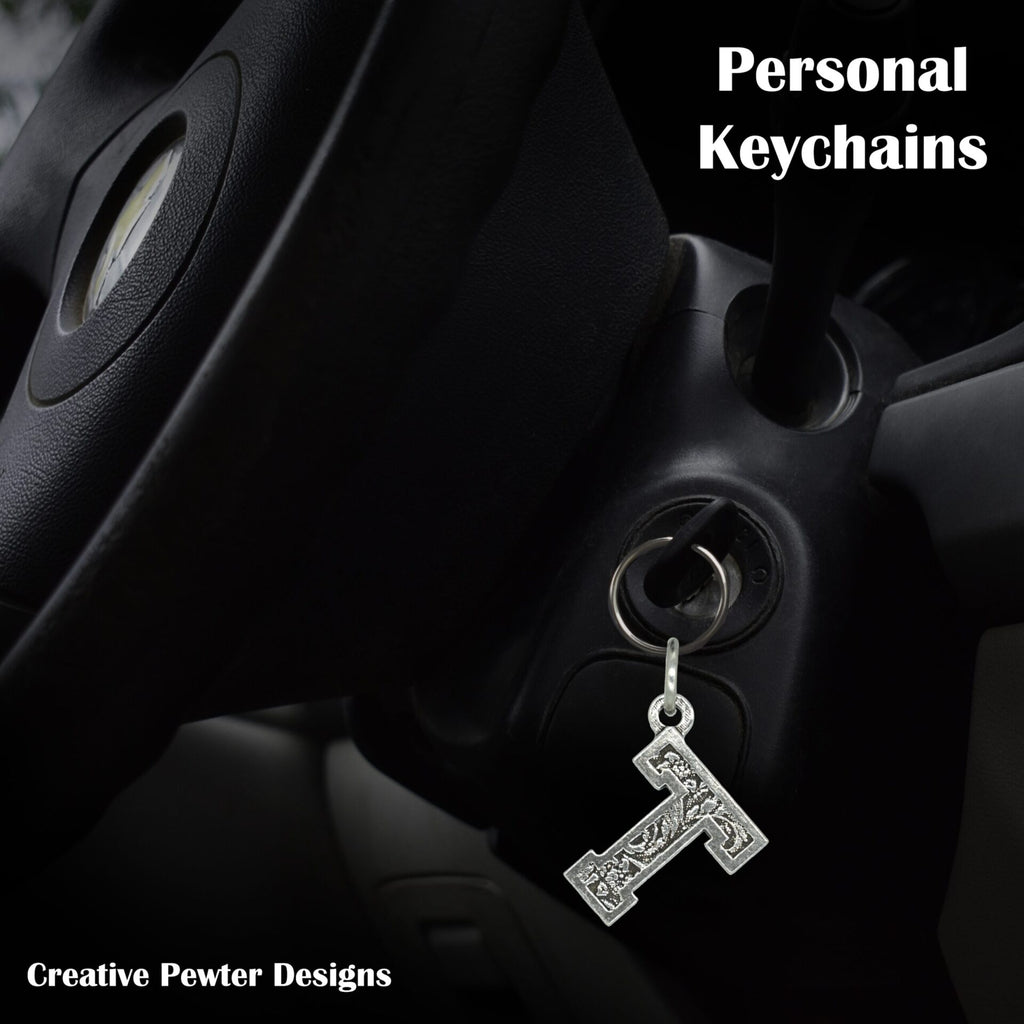 Letter T Keychain L020KC