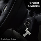 Letter T Keychain L020KC