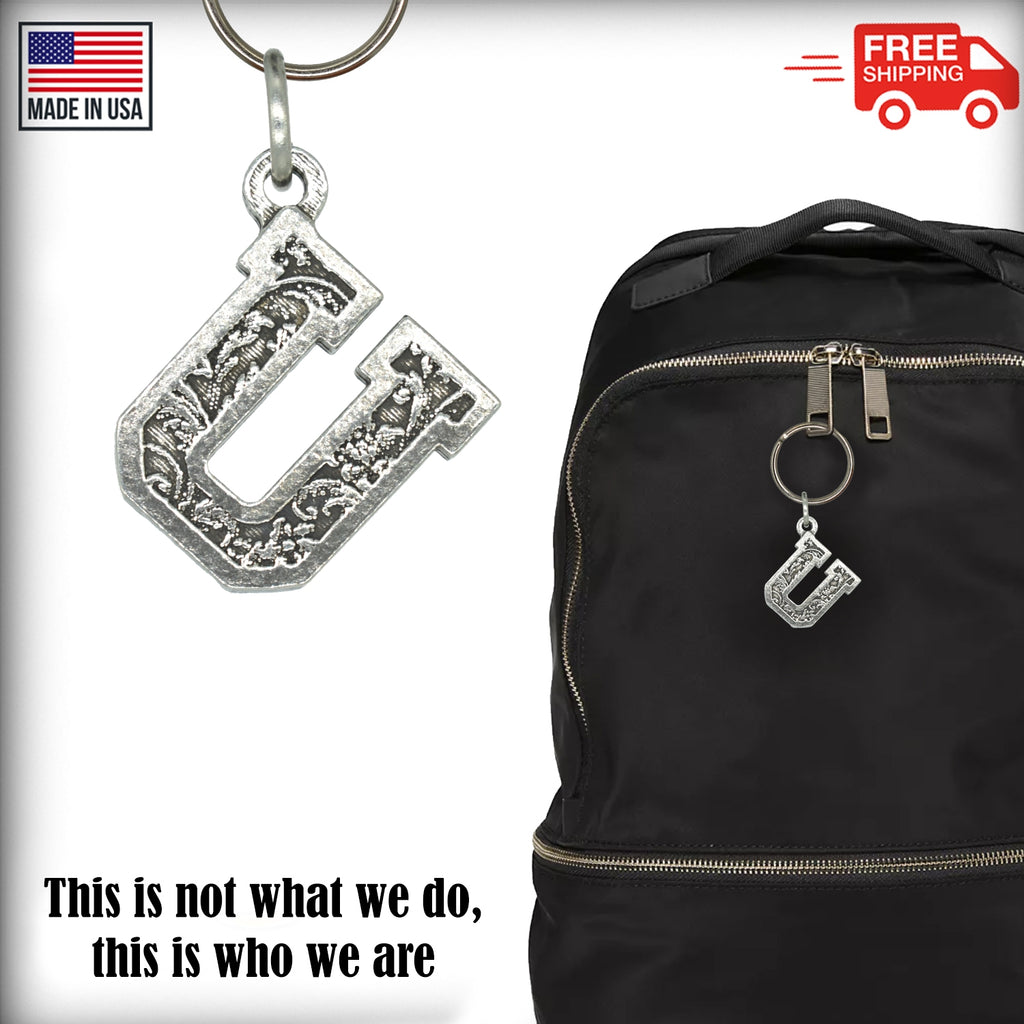 Letter U Keychain L021KC