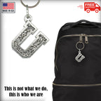 Letter U Keychain L021KC