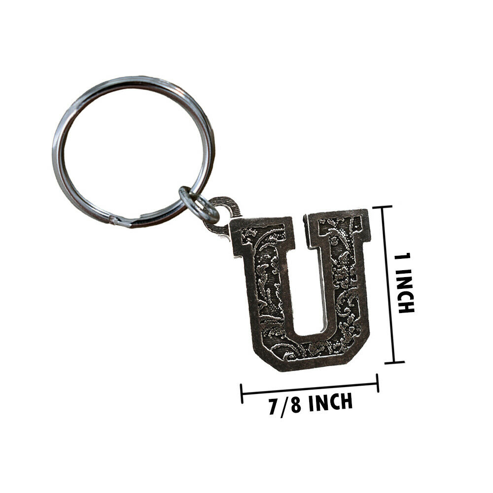 Letter U Keychain L021KC