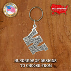 Letter W Keychain L023KC