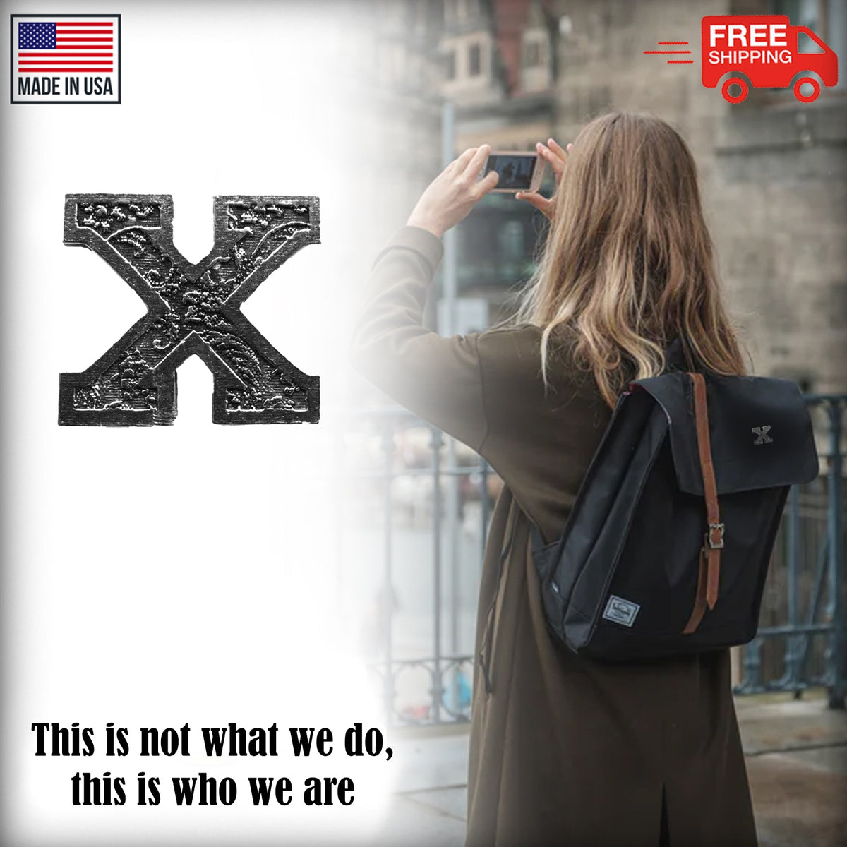 X Letter Pin L024