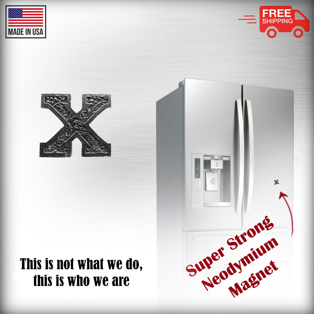 X Letter Magnet L024