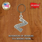 Letter Z Keychain L026KC