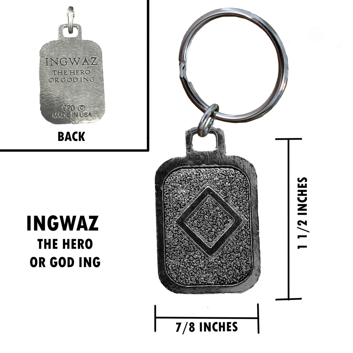 Ingwaz Keychain L064KC