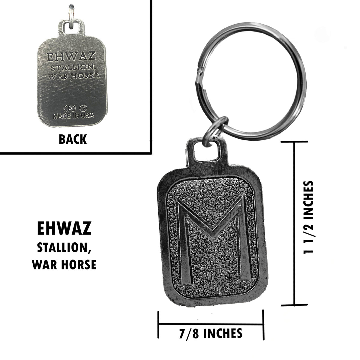 Ehwaz Keychain L073KC