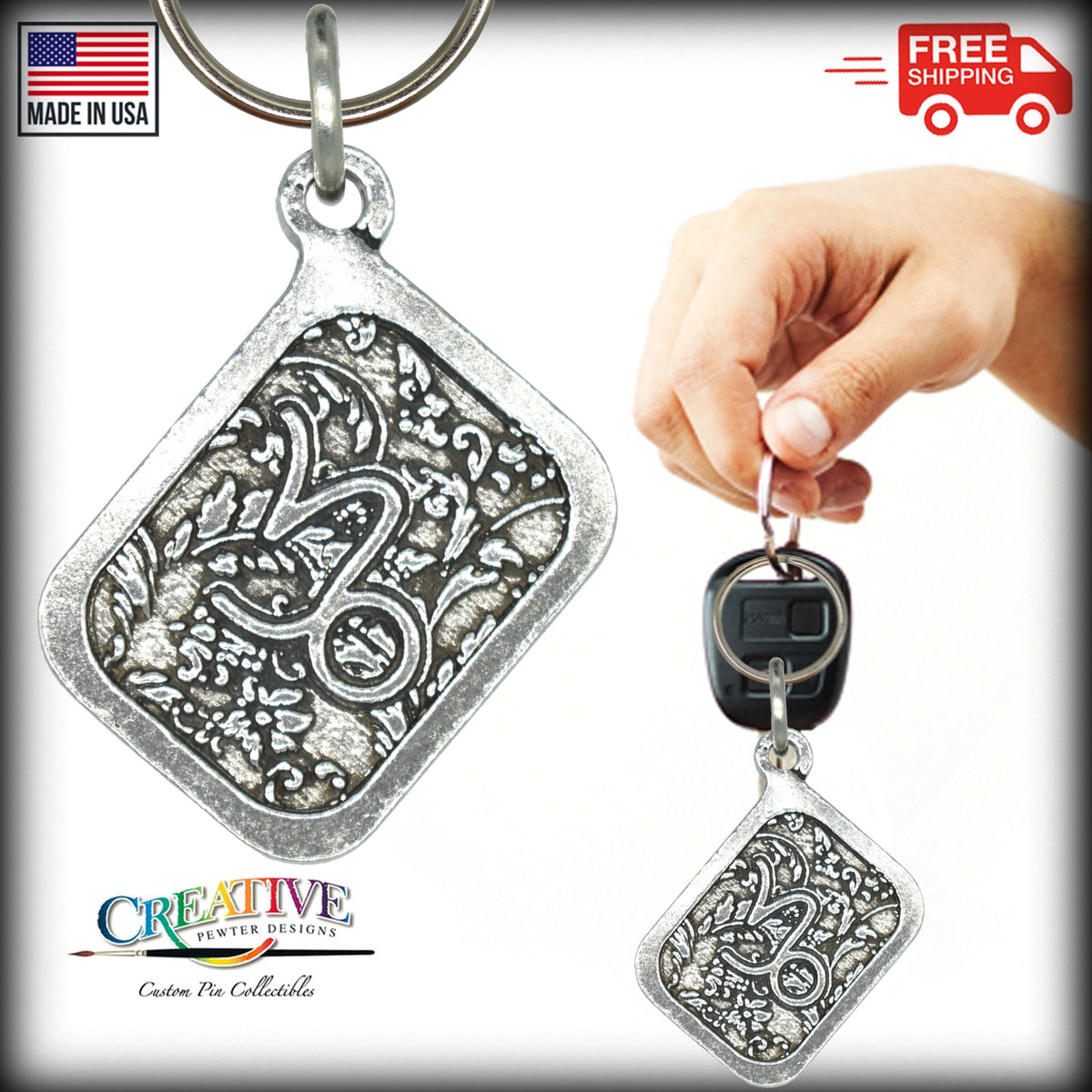 Capricorn Keychain L089KC