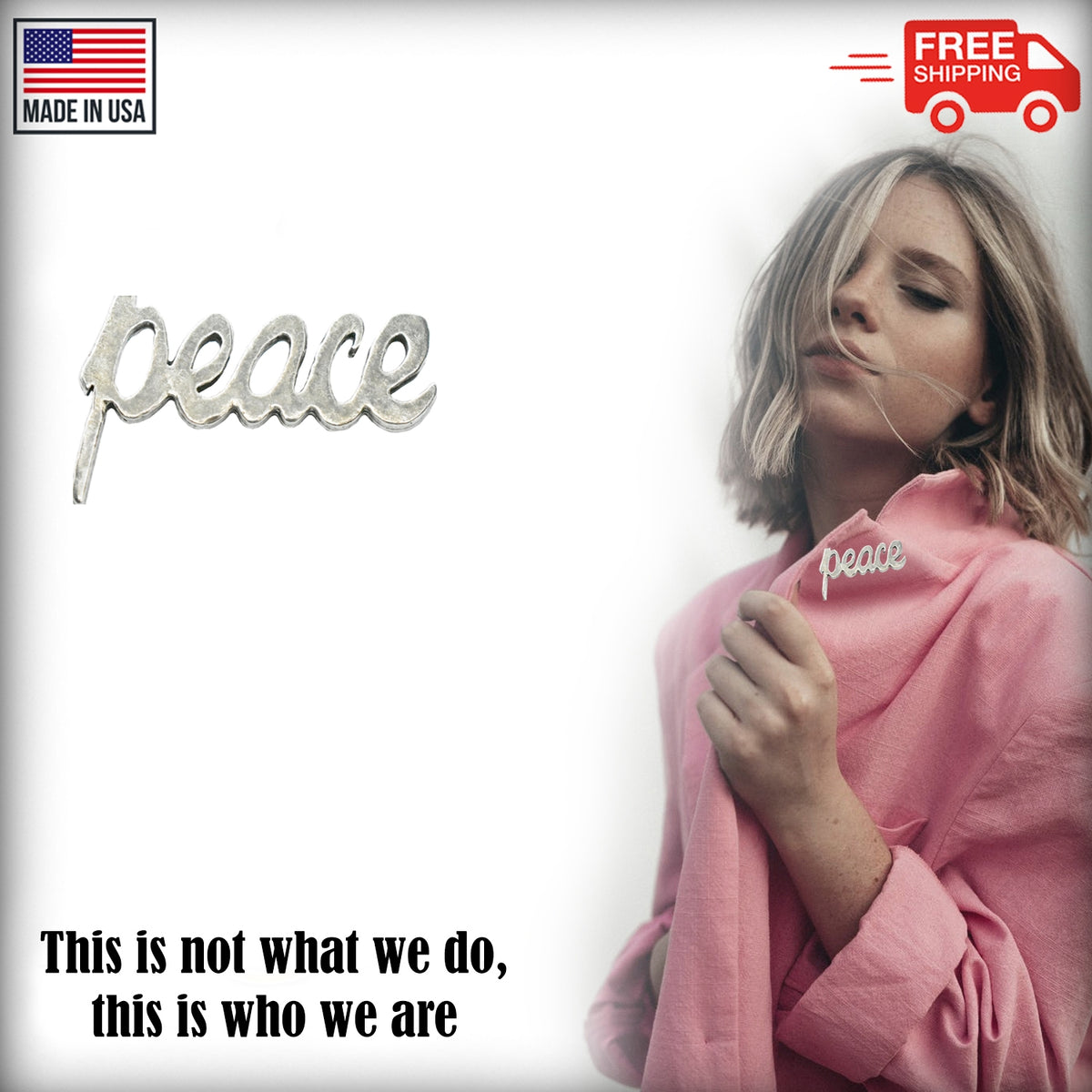 Peace Pin L116