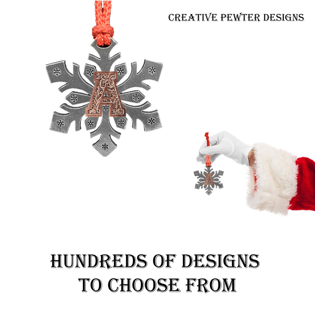 A Letter Christmas Ornament L001SF