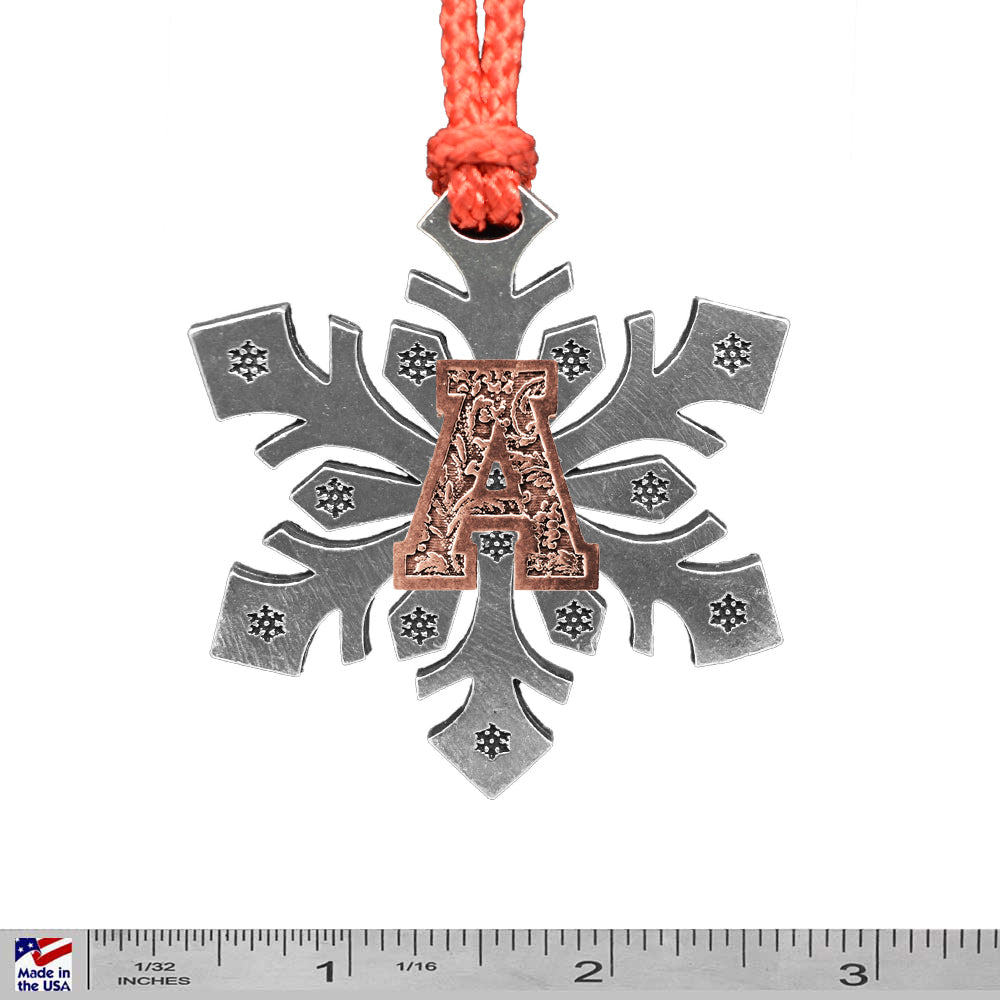 A Letter Christmas Ornament L001SF