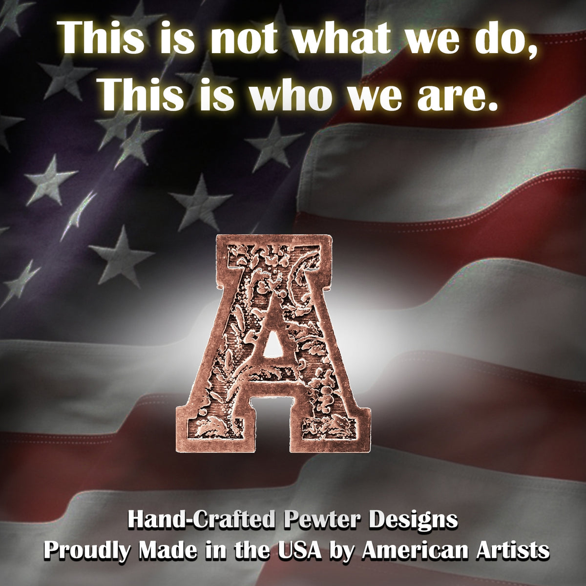 A Letter Pin L001