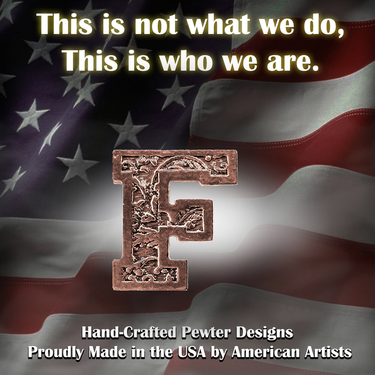 F Letter Pin L006