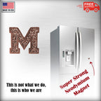 M Letter Magnet L013
