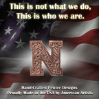 N Letter Pin L014