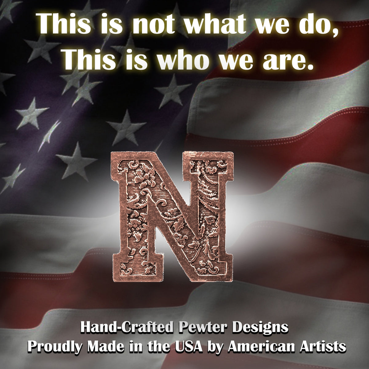 N Letter Pin L014