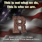 R Letter Pin L018
