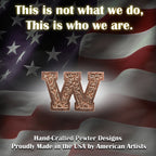 W Letter Pin L023