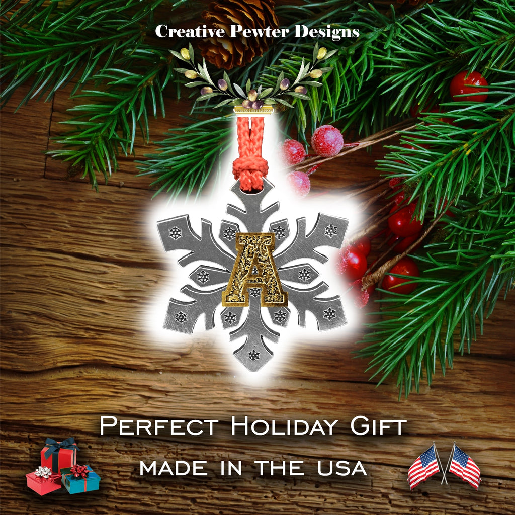 A Letter Christmas Ornament L001SF