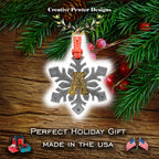 A Letter Christmas Ornament L001SF