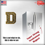 D Letter Magnet L004