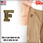 F Letter Pin L006