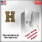 H Letter Magnet L008
