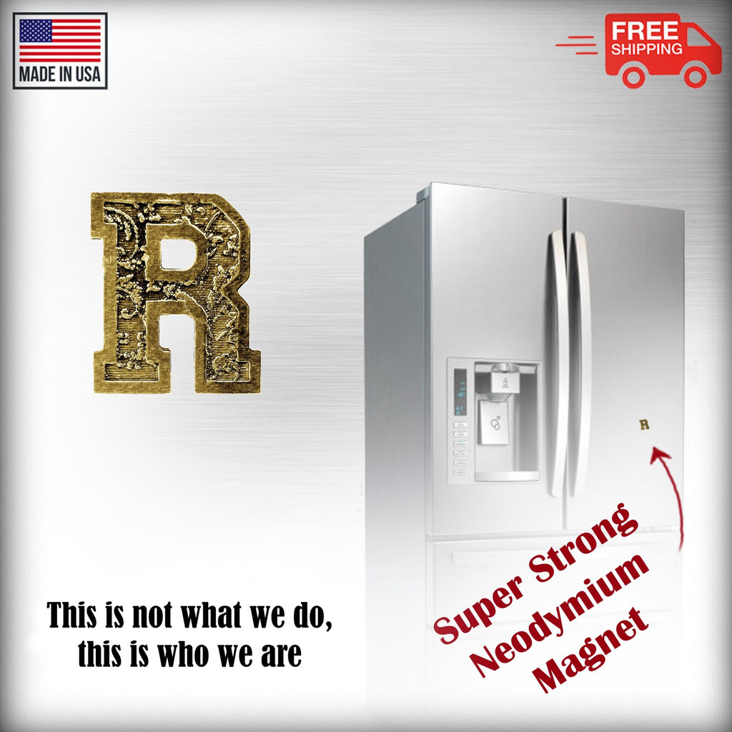 R Letter Magnet L018