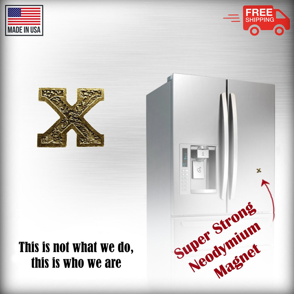 X Letter Magnet L024