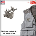 Elk Head Bugling Large Premium Pin M001PR