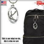 Whitetail Deer Antler Keychain M009KC