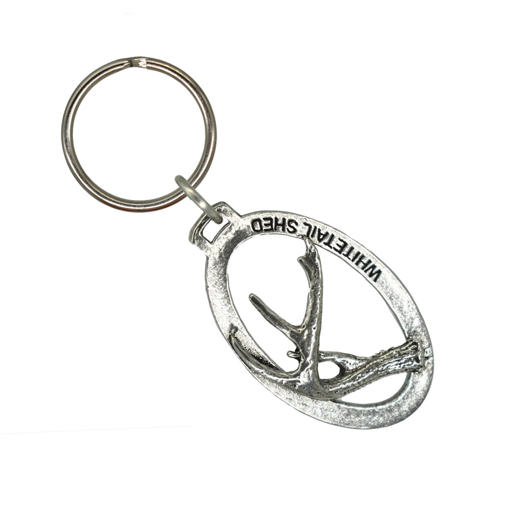 Whitetail Deer Antler Keychain M009KC