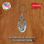 Mule Deer Head Keychain M011KC