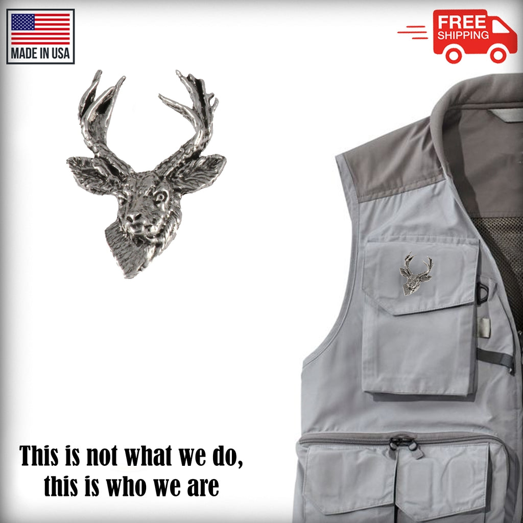 Mule Deer Front Pin M011