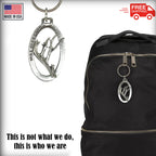 Mule Deer Antler Keychain M012KC
