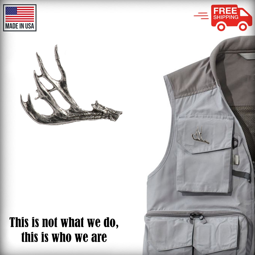 Mule Deer Antler Shed Pin M012