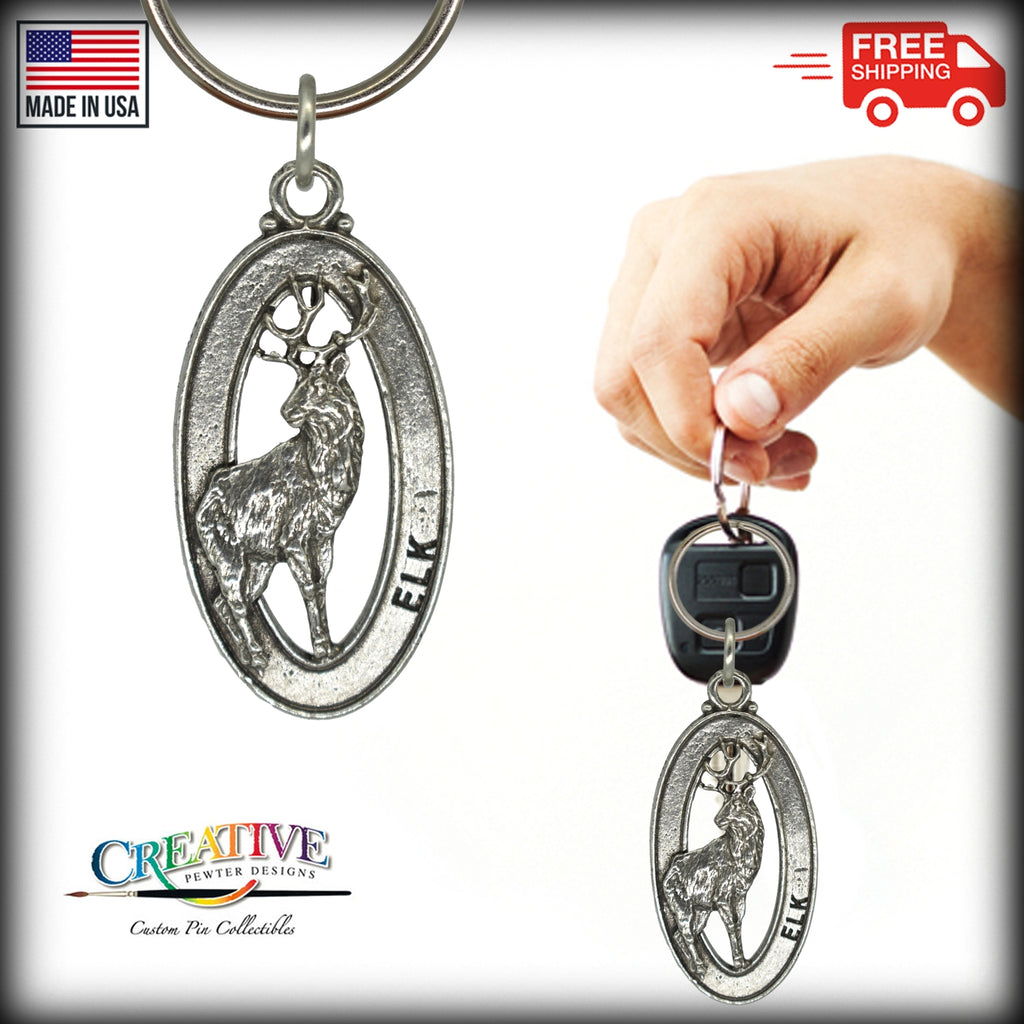 Elk Full Body Keychain M019KC