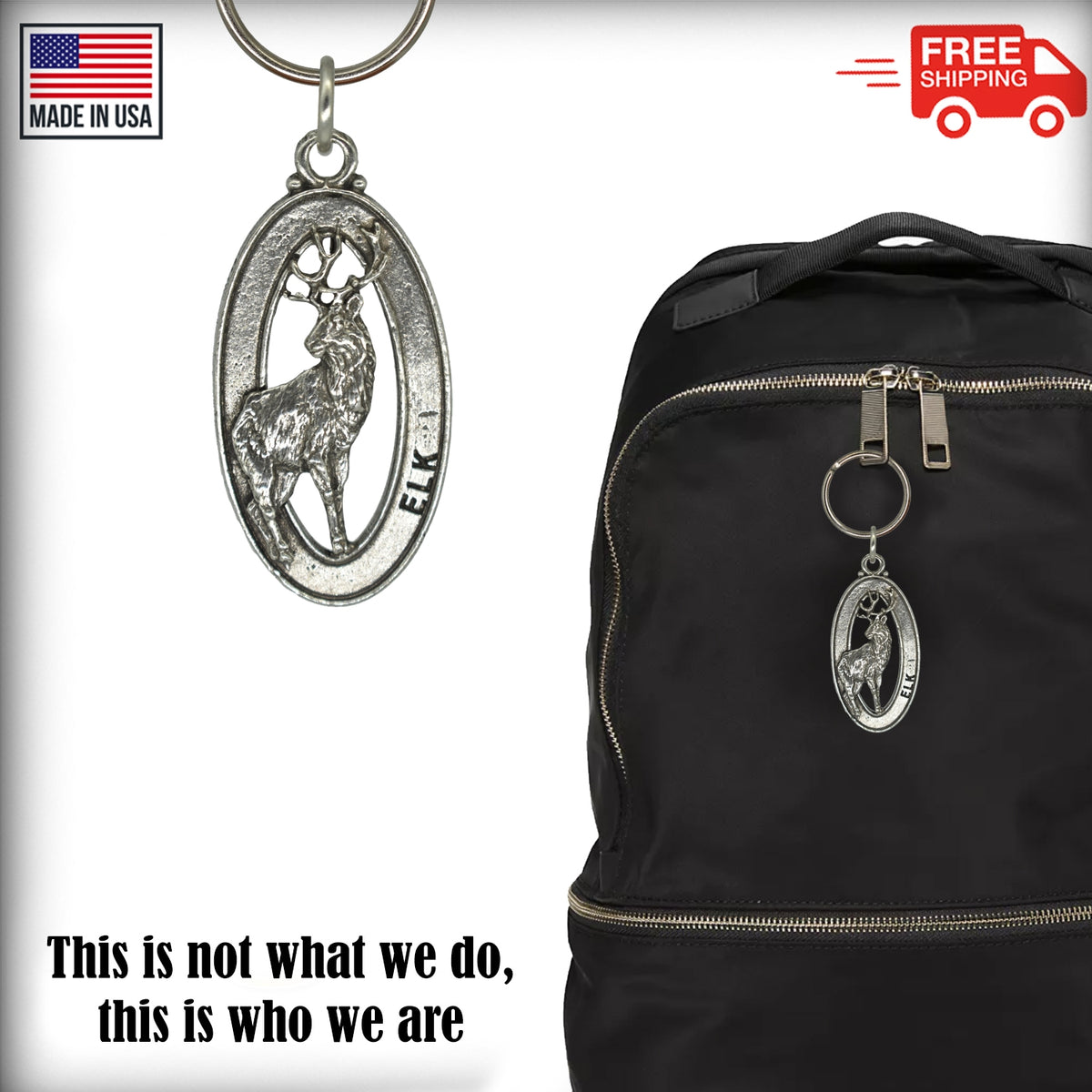 Elk Full Body Keychain M019KC