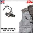 Caribou Head Pin M020