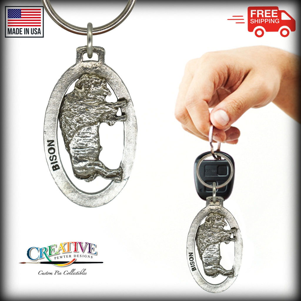 Buffalo Body Keychain M029KC